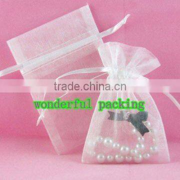 drawstring fashion organza bag