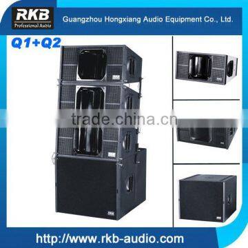 Q1+Q2 professional line array dj equipment rental