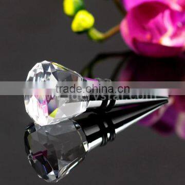 cheaper crystal glass wine stopper bottle stopper