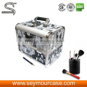 Aluminum Makeup Case Aluminum Boxes With Trays Gift Box