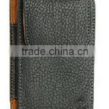 Hot selling new luxury leather mobile phone pouch case in Dongguan