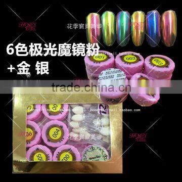 New Nail Powder Mirror Powder Metal Effect for Nail Art Manufacturer HONEY GIRL photo-4