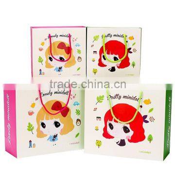 cartoon paper bag paper bag gift bag shopping paper bag low price customized logo