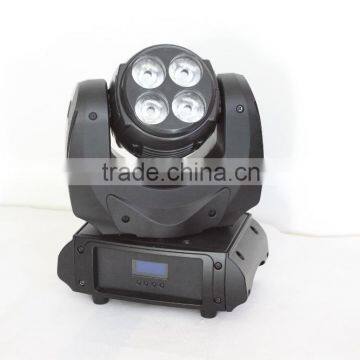 CE&RoHs Certificate 8x10W 4 in 1 RGBW Double Sides Mini LED Effect Moving Head Light