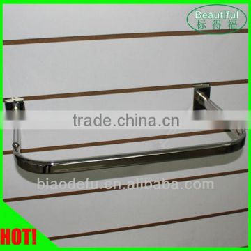 Metal oval pipe clothes hanging rail