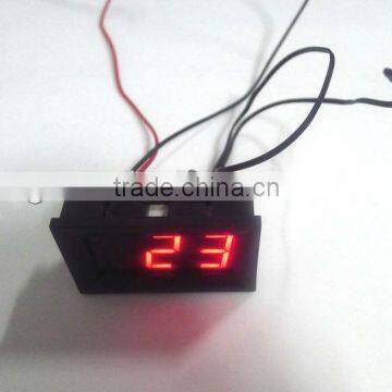 Digital Thermometer DC Panel Meter RED LED DC Temperature