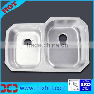 Jiangmen 8252AR Manufacturer Undermount Stainless Steel Utility Vessel Sink