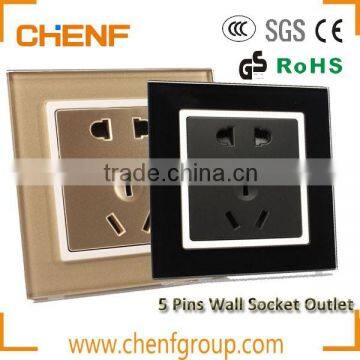 Wholesale Home Power Electrical 5 Pins Wall Outlet Socket