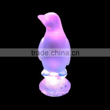 LED battery operated fesitval promotional crafts animal penguin night light