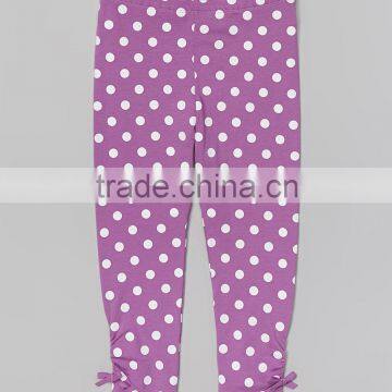 Fashion style plus size women ruffle capri pants baby leggings hot sell school girls leggings