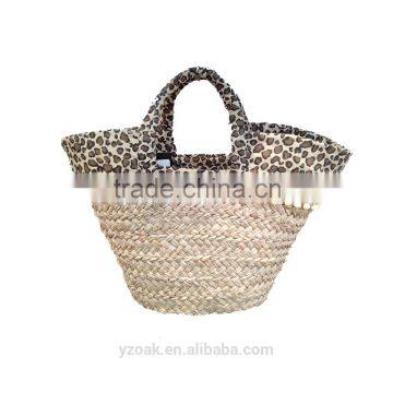 Fashion cream-coloured ball natural beach bag