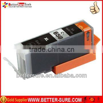 high quality PGI-650 BK new compatible canon ink cartridge manufacturer