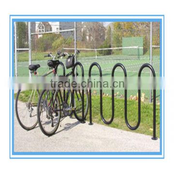 Powder Coated Wave Bike Racks for 5 Bike