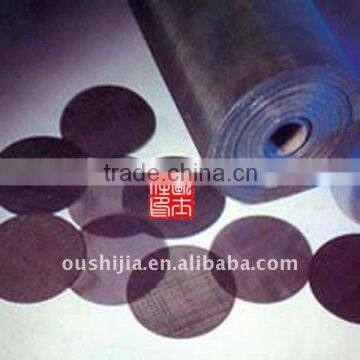 black steel crimped wire mesh