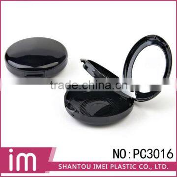 High Quality shinny black Powder Compact Case