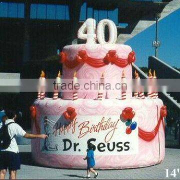 advertising inflatable birthday cake