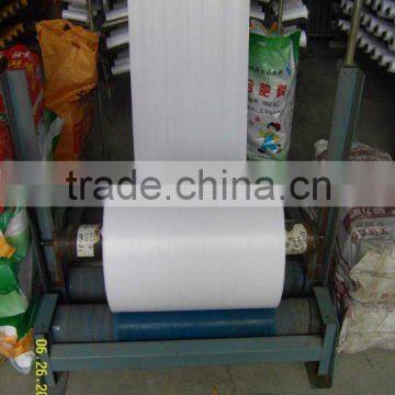 white pp woven tubular fabric