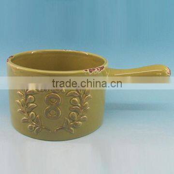 2016 Hot Sale Embossed Ceramic Mug ,ceramic Emboss Mug Wholesale photo-3