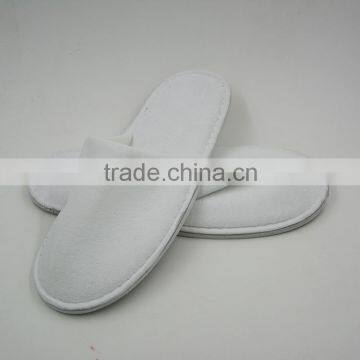 Velvet slippers, hotel slippers, photo graph
