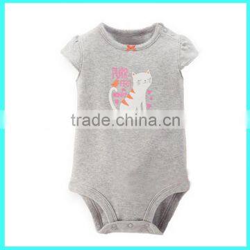 2016 Summer short sleeve body suit,baby short sleeve clothing animal baby bodysuits