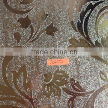 Islamic Deisgn Glitter Wallpaper Manufacture in Foshan China Brazil Design Wallpaper Factory China Glitter Wallpaper for Hote photo-2