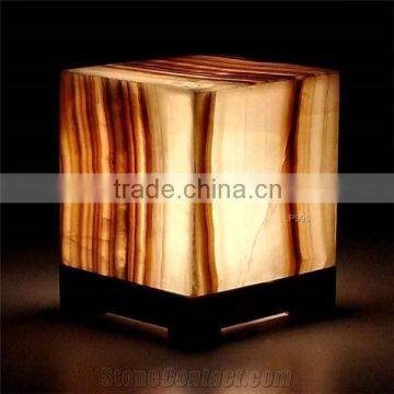 Square Box Onyx Lamp LP998