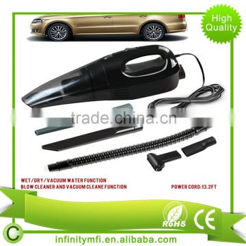 Hot Selling Portable 12V 85W Mini Car Wet and Dry Car Vacuum Cleaner