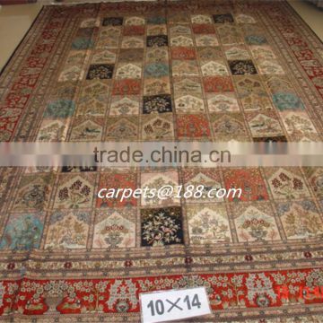 turkish design handmade silk carpet/rug