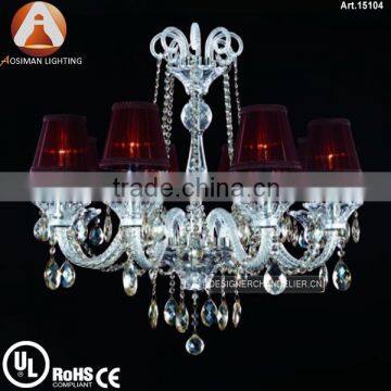 8 Light Modern k9 Crystal Light with Clear Crystal