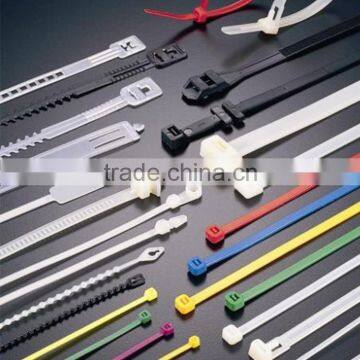 Different size plastic nylon cable tie