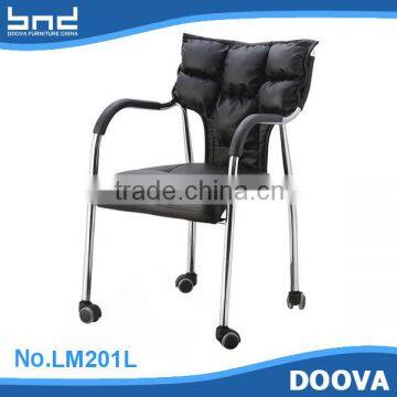 modern best selling metal leg office chair with wheels