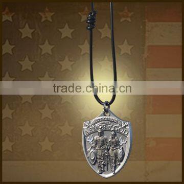 Personalized shaped metal logo dogtags with keychain