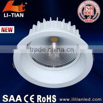 Super bright and high quality promotional led recessed downlight 30w