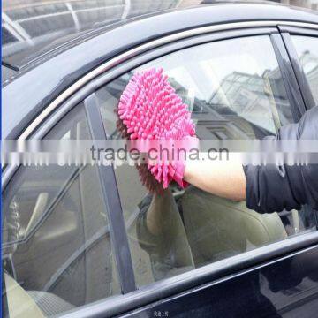 water proof micro fiber chenille car cleaning gloves