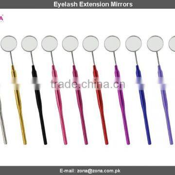 Eyelash Extension Mirror With Hollow Handle / Get Eyelash Mirror With Your Printed Business Name / Mirrors From ZONA PAKISTAN