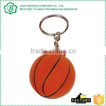 Latest Hot Selling pu stress ball keychain manufacturer