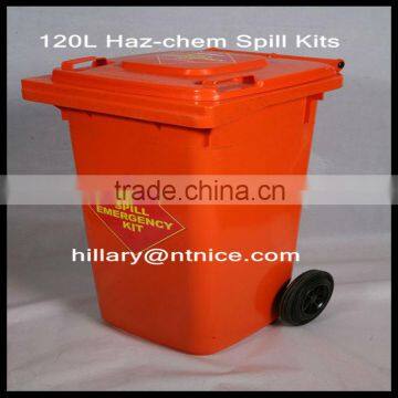 120L Hazchem Chemical Workplace Safety Spill Kits, MSDS, 100% Acid Spill Control Containment Absorbent Spill Kits