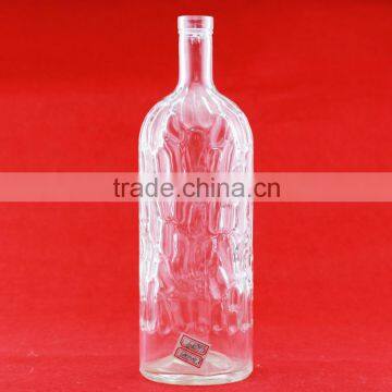 1 liter glass bottles vodka glass spirit bottles custom glass bottle