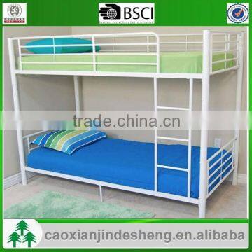 Durable clean ergonomic design single metal bunk bed - White TT- 50