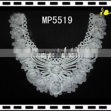 2013 Swiss chiffon flower lace trim