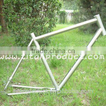 Gr.9 Titanium Track Frame with Coupler for Belt Drive