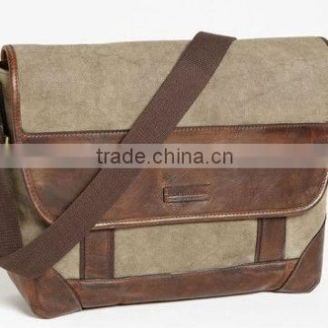 Vintage Waxed canvas messenger bags