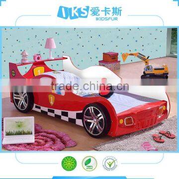 Hot selling low price handmade kid school car bed TC1