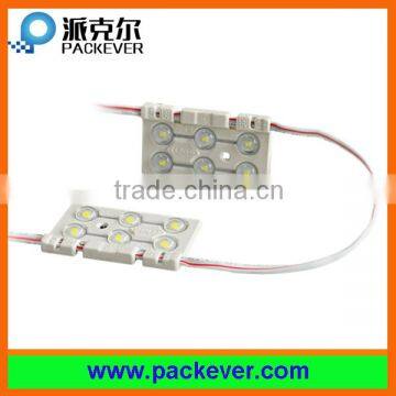 SMD 2835 6 LEDs injection module with optical lens for light boxes