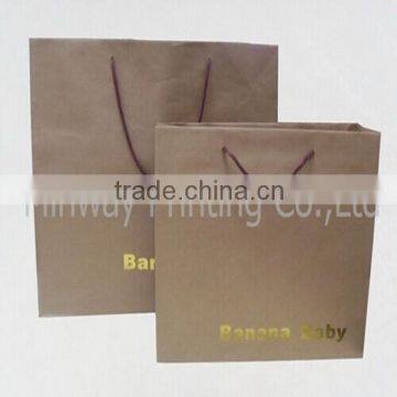 Chrismas paper shopping bag OEM production by China famous supplier