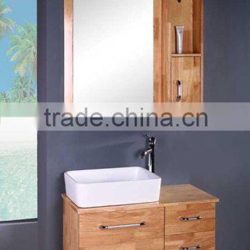 solid wood bathroom cabinet