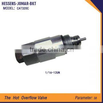 High quality overflow valve of 320C high pressure valve and different types of valves