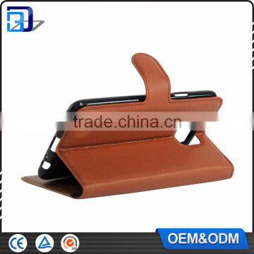 Hot Selling Litchi Texture Wallet Card Holder PU Leather Flip Case For LG X Cam Cover photo-6