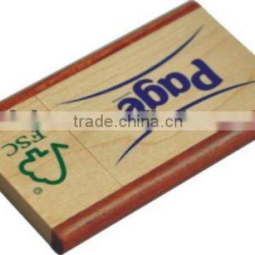 2013 ECO friendly FSC Authentication super thin wooden card USB Drive, bamboo housing available too with different shape