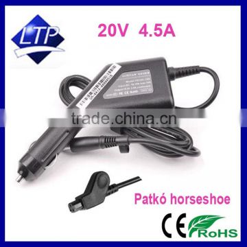 High quality 20V 4.5A laptop auto adapter 90W for Dell Inspiron 4150 Precision M40 M50 PA-9 notebook autos tolto horseshoe